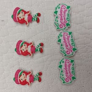 Strawberry shortcake shoe charm